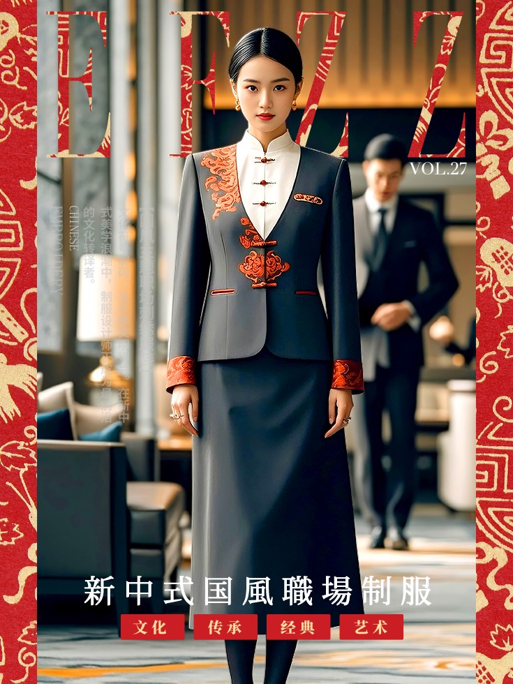 當傳統邂逅職場：新中式國風職場工作服圖鑒