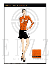 酒店餐廳領班制服設計圖120