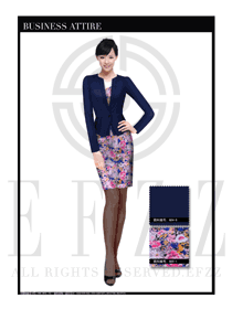 女時尚OL職業裝設計圖1089