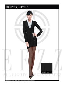 女時尚OL職業裝設計圖1090