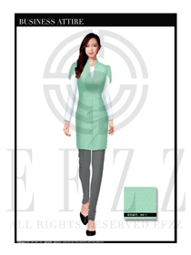 女時尚OL職業裝設計圖1140