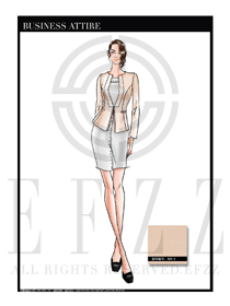 女時尚OL職業裝設計圖1154