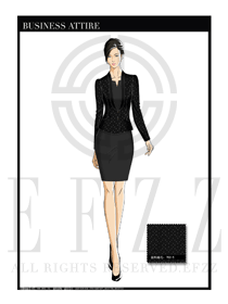 女時尚OL職業裝設計圖1171