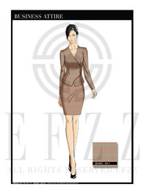 女時尚OL職業裝設計圖1172