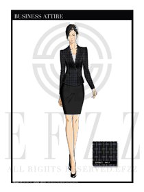女時尚OL職業裝設計圖1187