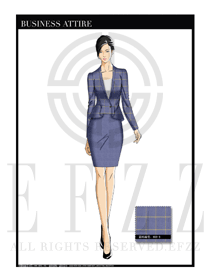 女時尚OL職業裝設計圖1192