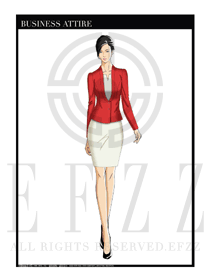 女時尚OL職業裝設計圖1201