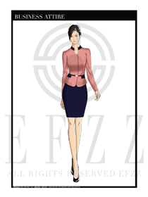 女時尚OL職業裝設計圖1205