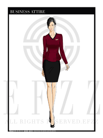 女時尚OL職業裝設計圖1213
