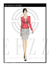 女時尚OL職業(yè)裝設(shè)計圖1220
