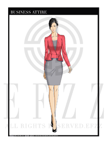 女時尚OL職業(yè)裝設計圖1222
