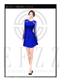 夜場ktv包房公主服設計圖734