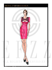 夜總會DJ包房公主服設計圖762