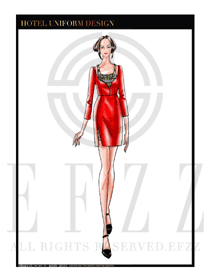 KTV夜場(chǎng)DJ公主服裝設(shè)計(jì)圖780