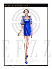 夜總會DJ包房公主服設(shè)計圖782