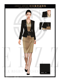 女時尚OL職業裝設計圖1254