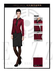 女秋冬職業(yè)裝背面設(shè)計(jì)圖1266