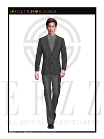 酒店大堂服務員制服設計742