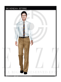 白色男款商務(wù)正裝長(zhǎng)袖襯衫制服設(shè)計(jì)圖267