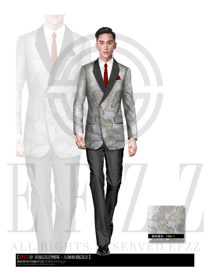 原創(chuàng)制服設(shè)計(jì)長(zhǎng)袖男款酒店大堂服裝款式圖978