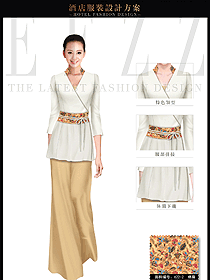 泰式風格水療SPA會所咨客迎賓服裝款式圖427