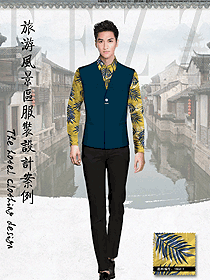 原創制服設計男款西餐服務員服裝款式圖1283