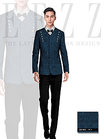 時尚長袖男款西餐服務員服裝款式圖438