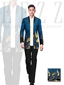 時尚長袖男款星級酒店大堂經理制服設計圖872