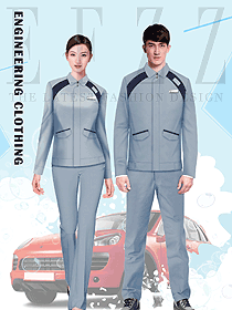 時尚長袖春秋工程服設計圖1231