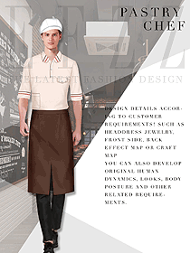 原創制服設計短袖男款廚師服款式圖466