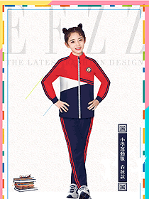 原創制服設計紅色女款學生服校服款式圖149