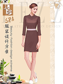 時(shí)尚女款會(huì)所服務(wù)生制服設(shè)計(jì)圖673