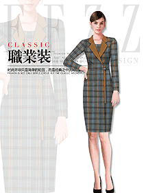 女職業裝夏裝制服設計圖866