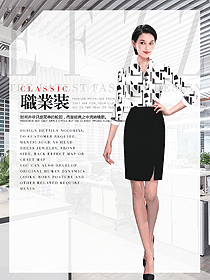 新款女職業裝長袖襯衫制服設計圖385
