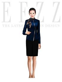 酒店前廳總臺制服340