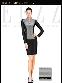 酒店服裝中餐服務(wù)員制服設(shè)計1411