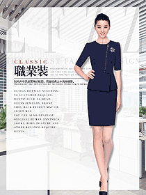 時尚女職業裝夏裝制服設計圖916