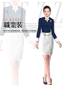 原創制服設計女職業裝長袖襯衫款式圖371