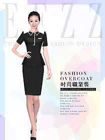 新款女職業(yè)裝夏裝制服設(shè)計圖796
