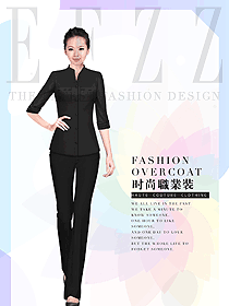 時尚女職業裝夏裝制服設計圖798