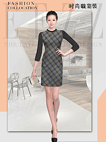 原創(chuàng)制服設(shè)計(jì)女職業(yè)裝夏裝款式圖821