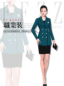 時尚女秋冬職業(yè)裝制服設計圖1738