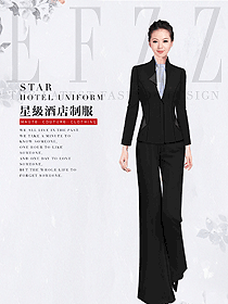 原創制服設計酒店大堂服裝款式設計圖1217