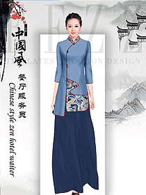 新款女款酒店中餐領班服裝款式圖177