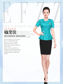 時(shí)尚女款SPA水療會(huì)所咨客制服設(shè)計(jì)圖480