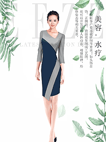 女款SPA水療會(huì)所咨客制服設(shè)計(jì)圖465