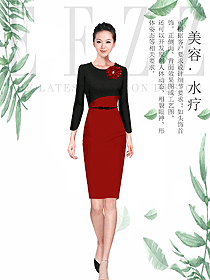 水療會所咨客服裝款式圖440