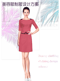 時尚女款美容會所服裝款式圖715