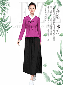 新款女款美容技師制服設計圖663