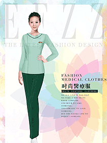 時尚長袖女款醫療服款式圖627